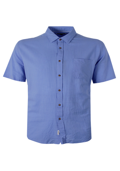 GAZMAN WASHED LINEN BLEND S/S SHIRT