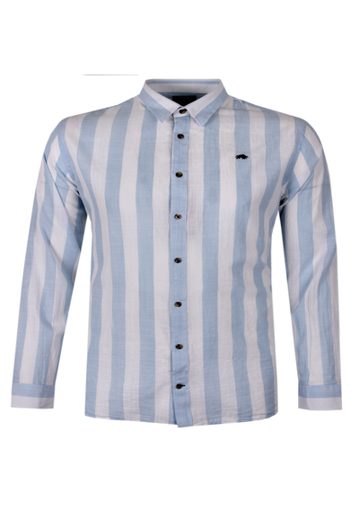 RAGING BULL AWNING STRIPE L/S SHIRT