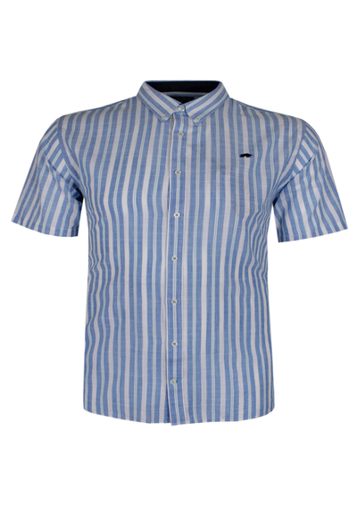 RAGING BULL TEAL STRIPE S/S SHIRT