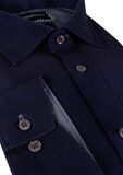 BROOKSFIELD TONAL TEXT L/S SHIRT-shirts casual & business-BIGMENSCLOTHING.CO.NZ