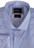 BROOKSFIELD BLUE GEOMETRIC L/S SHIRT-shirts casual & business-BIGMENSCLOTHING.CO.NZ