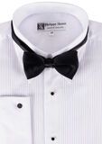 PHILIPPE ANTON PLEATED FRILL FORMAL SHIRT-shirts casual & business-BIGMENSCLOTHING.CO.NZ