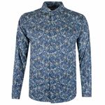 JIMMY STUART FREDRICK FLORAL L/S SHIRT-shirts casual & business-BIGMENSCLOTHING.CO.NZ