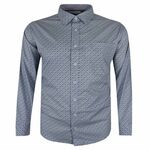 BACKBAY LACE SWIRL L/S SHIRT-new arrivals-BIGMENSCLOTHING.CO.NZ