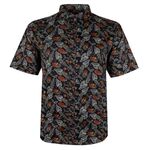 KAM FEATHERED S/S SHIRT -shirts casual & business-BIGMENSCLOTHING.CO.NZ
