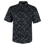 KAM DETAILED SKULL S/S SHIRT-new arrivals-BIGMENSCLOTHING.CO.NZ