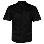 KAM PLAIN BUTTON-DOWN S/S SHIRT-shirts casual & business-BIGMENSCLOTHING.CO.NZ