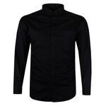 KAM PLAIN BUTTON-DOWN L/S SHIRT-shirts casual & business-BIGMENSCLOTHING.CO.NZ