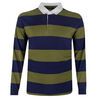 GAZMAN BLOCK STRIPE RUGBY POLO-new arrivals-BIGMENSCLOTHING.CO.NZ