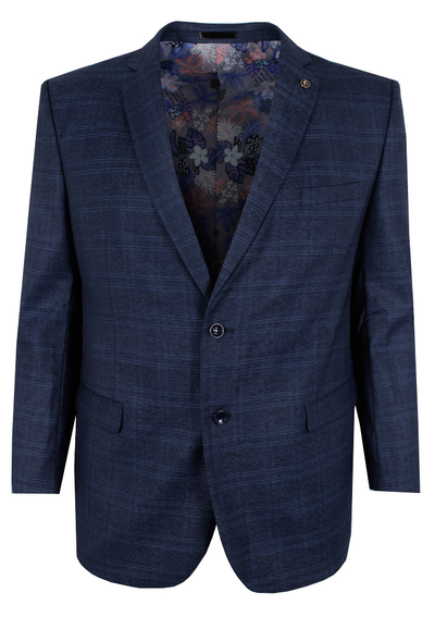 OLIVER 332-1717 CHECK SUIT COAT