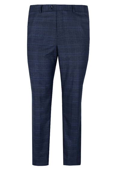 OLIVER 33217-17  CHECK SUIT TROUSER