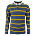 RAGING BULL EAGLE STRIPE RUGBY POLO-new arrivals-BIGMENSCLOTHING.CO.NZ