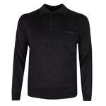 ANSETT BUTTON COLLAR PULLOVER-new arrivals-BIGMENSCLOTHING.CO.NZ