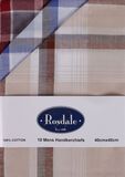 ROSDALE BUDGET 10PK HANDKERCHIEFS -new arrivals-BIGMENSCLOTHING.CO.NZ