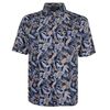 BACKBAY BOTANICAL LINEN S/S SHIRT-sale clearance-BIGMENSCLOTHING.CO.NZ