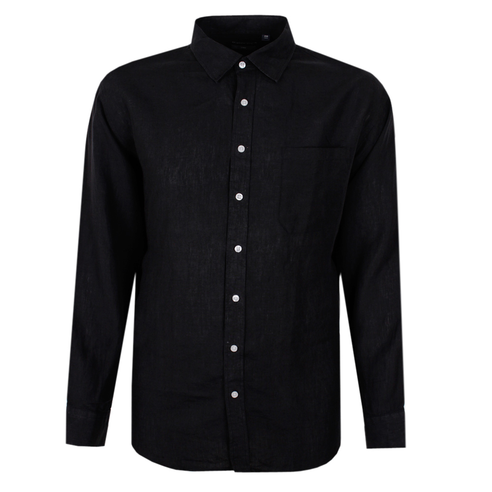 BACKBAY .225 PLAIN LINEN L/S SHIRT