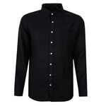 BACKBAY .225 PLAIN LINEN L/S SHIRT-new arrivals-BIGMENSCLOTHING.CO.NZ
