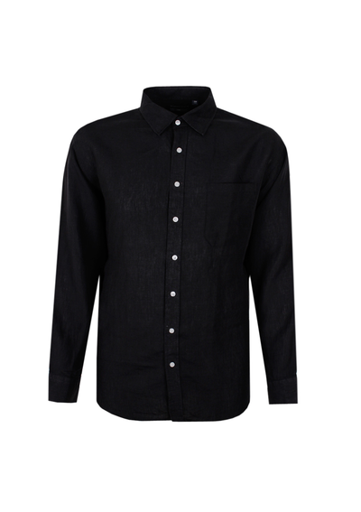 BACKBAY .225 PLAIN LINEN L/S SHIRT