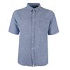 BACKBAY BAR STRIPE LINEN S/S SHIRT-sale clearance-BIGMENSCLOTHING.CO.NZ
