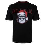 KAM SANTA SKULL XMAS T-SHIRT-new arrivals-BIGMENSCLOTHING.CO.NZ
