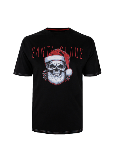 KAM SANTA SKULL XMAS T-SHIRT