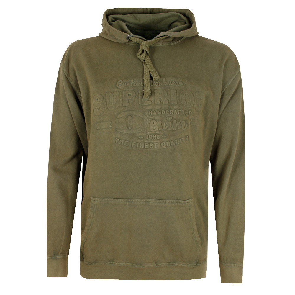 KAM EMBOSSED DETAIL HOODY
