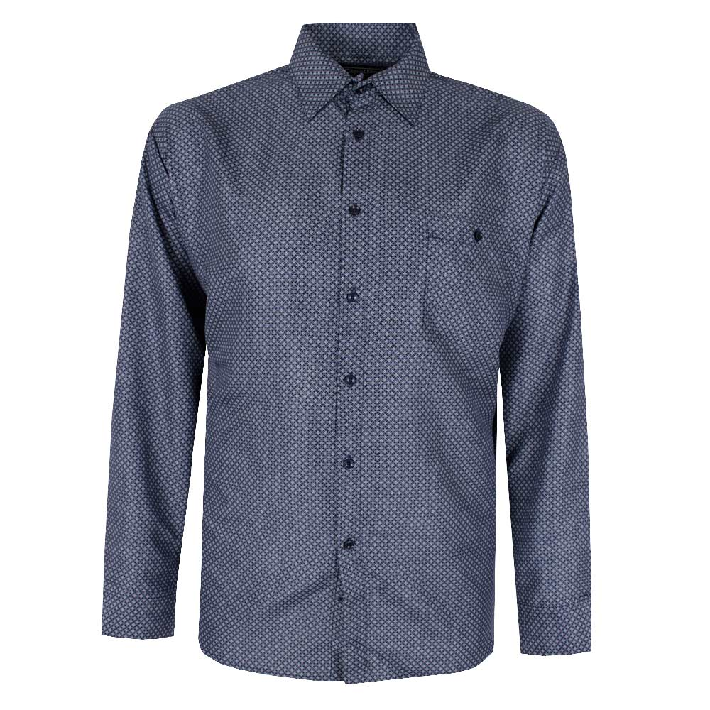 CIPOLLINI 41 SQUARE DIAMOND L/S SHIRT