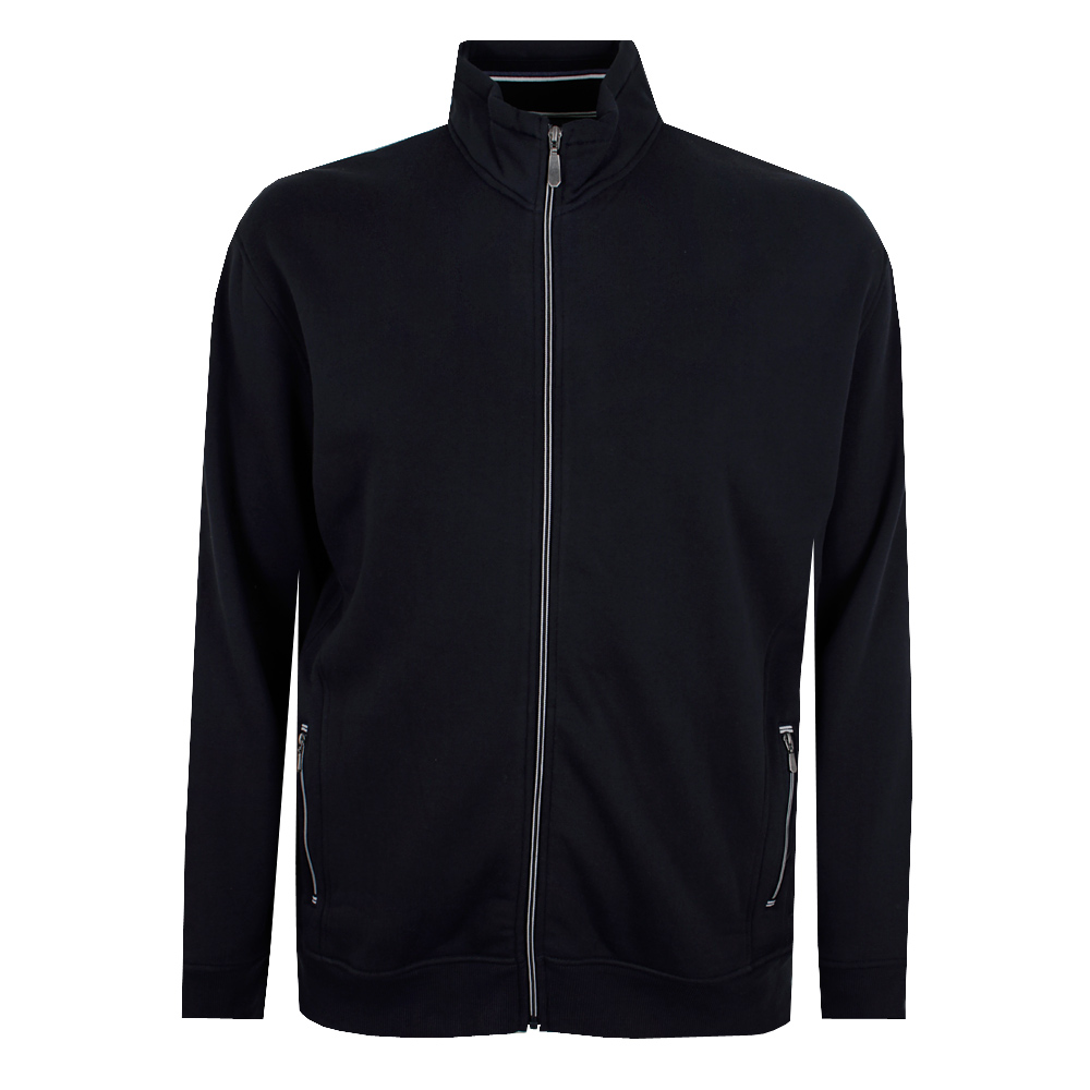 BACKBAY SUBTLE FLEECE LINED ZIP TOP