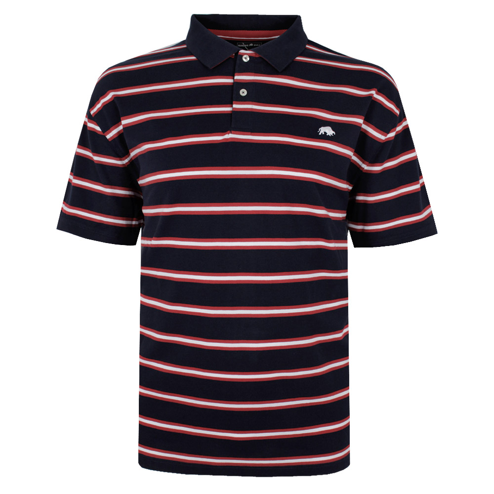 RAGING BULL TRIPLE STRIPE POLO