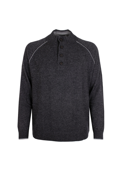 GAZMAN RAGLAN WOOL BLEND KNIT PULLOVER