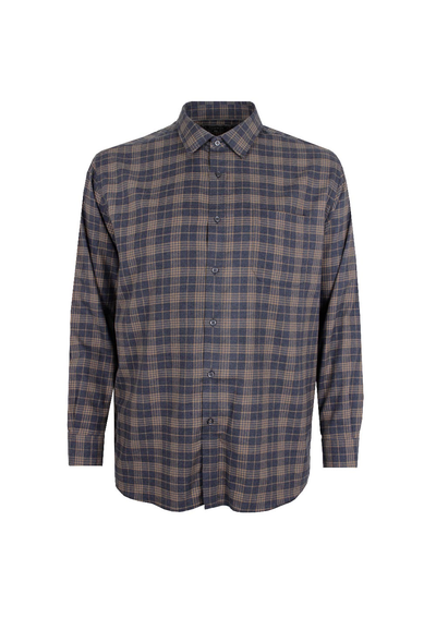 GAZMAN BRUSHED TWILL CHECK L/S