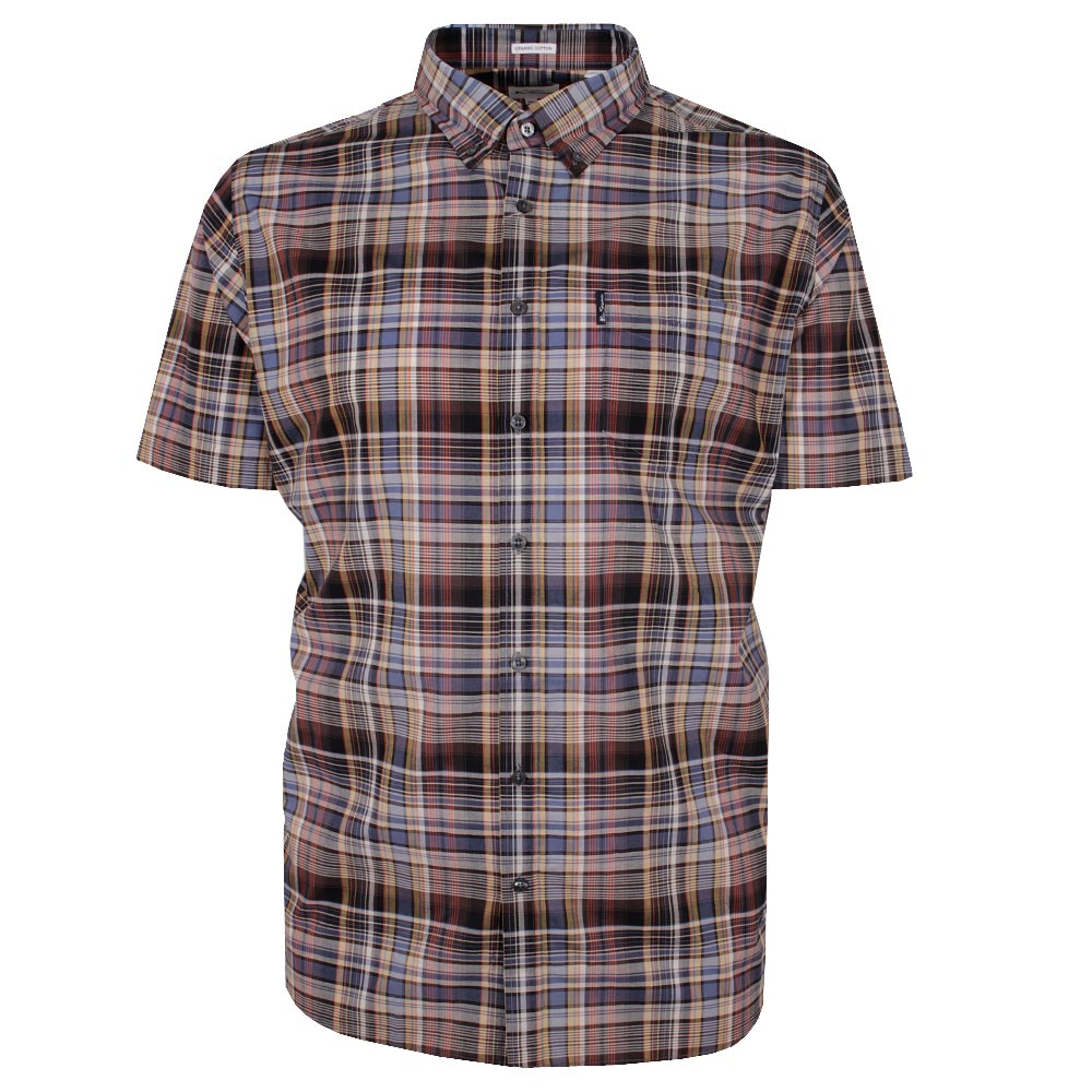 BEN SHERMAN GRADIENT CHECK S/S SHIRT