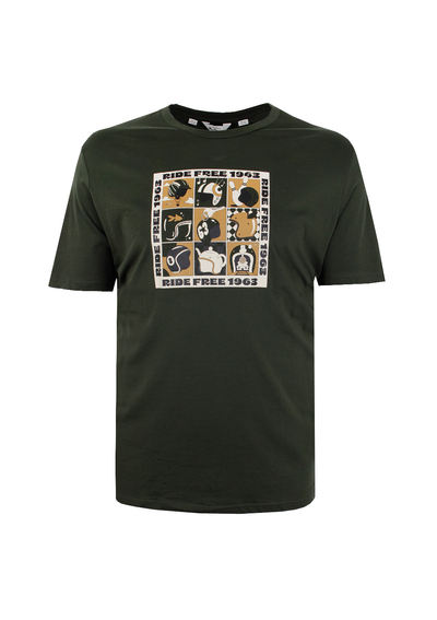 BEN SHERMAN TRIPPY HELMETS T-SHIRT