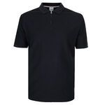 JACK & JONES TEX ZIP POLO -new arrivals-BIGMENSCLOTHING.CO.NZ