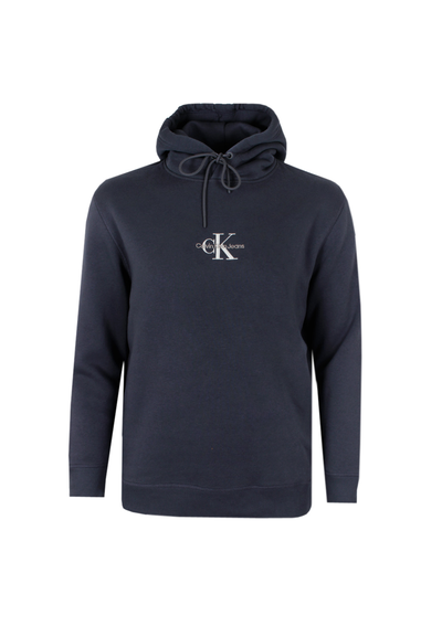 CALVIN KLEIN MONO FLEECED HOODY