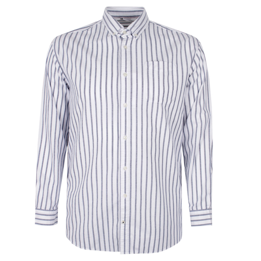 JACK & JONES OXFORD STRIP L/S SHIRT