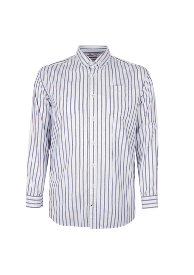 JACK & JONES OXFORD STRIP L/S SHIRT
