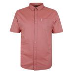BEN SHERMAN SIGNATURE OXFORD S/S SHIRT-new arrivals-BIGMENSCLOTHING.CO.NZ