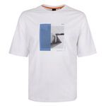 HUGO BOSS WHITE BARRAGAN T-SHIRT-new arrivals-BIGMENSCLOTHING.CO.NZ