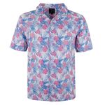 RAGING BULL PINK FLORAL S/S SHIRT-new arrivals-BIGMENSCLOTHING.CO.NZ