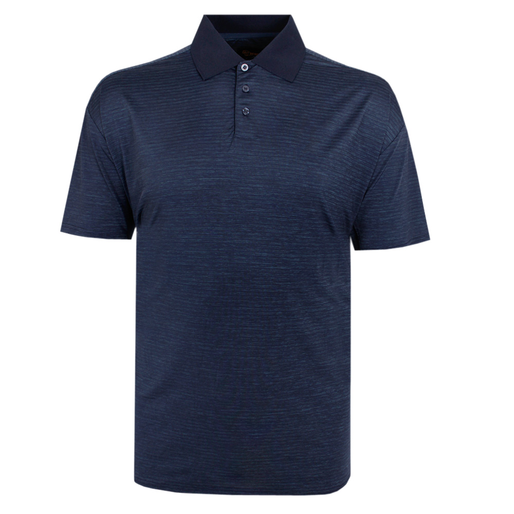 BRONCO STRIPE PERFORM STRETCH POLO