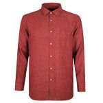 GAZMAN 250 FRENCH LINEN L/S SHIRT-new arrivals-BIGMENSCLOTHING.CO.NZ