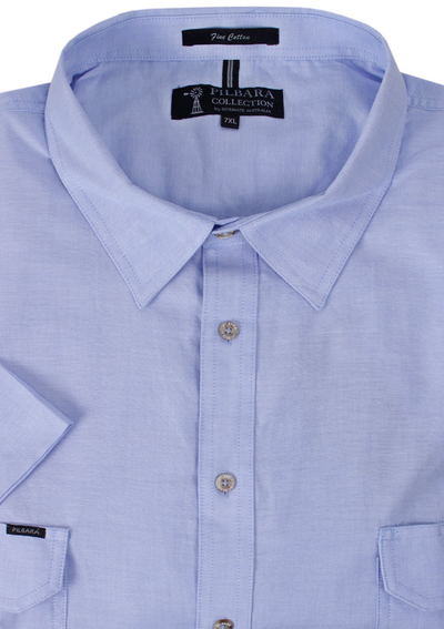 PILBARA CHAMBRAY 2 POCKET S/S SHIRT