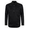 PILBARA CLOSED FRONT L/S SHIRT-shirts casual & business-BIGMENSCLOTHING.CO.NZ