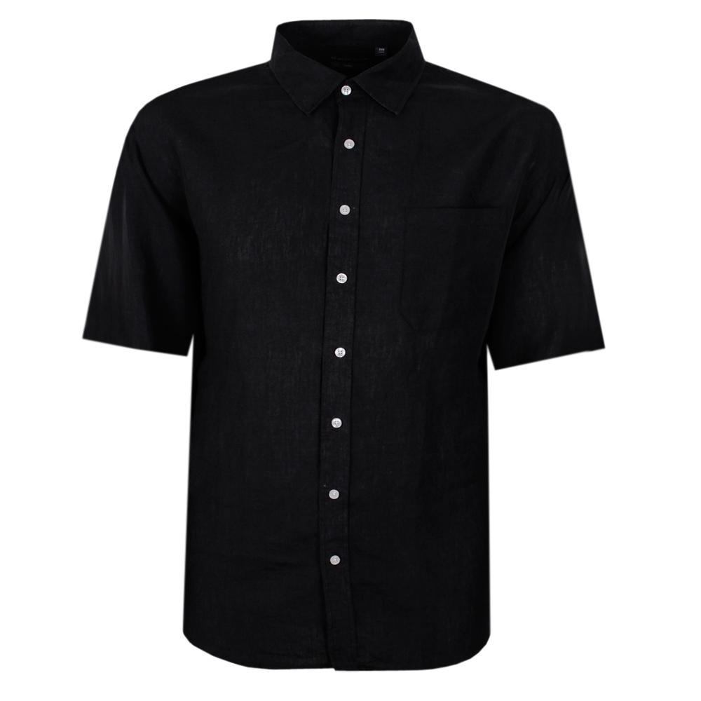 BACKBAY .225 PLAIN LINEN S/S SHIRT