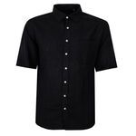 BACKBAY .225 PLAIN LINEN S/S SHIRT-new arrivals-BIGMENSCLOTHING.CO.NZ