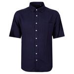 BACKBAY .225 PLAIN LINEN S/S SHIRT-new arrivals-BIGMENSCLOTHING.CO.NZ