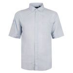 BACKBAY .225 PLAIN LINEN S/S SHIRT-new arrivals-BIGMENSCLOTHING.CO.NZ