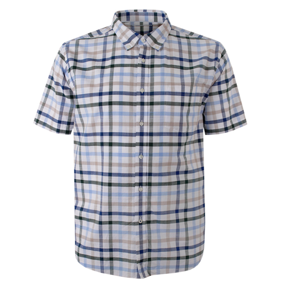 GAZMAN SLUB CHECK S/S SHIRT