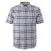 GAZMAN SLUB CHECK S/S SHIRT-new arrivals-BIGMENSCLOTHING.CO.NZ
